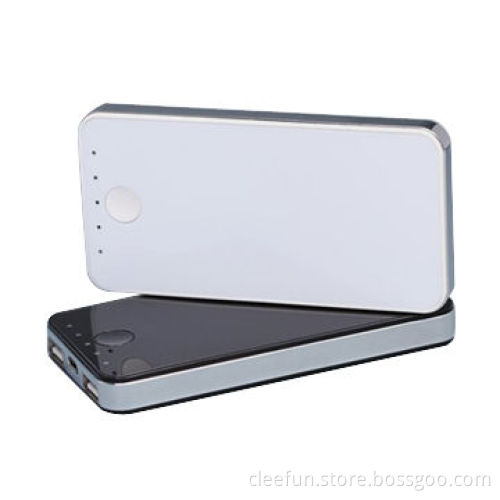 Portable Power Bank with Dual Output, for iPhone/Samsung/HTC, with 4,000mA Capacity